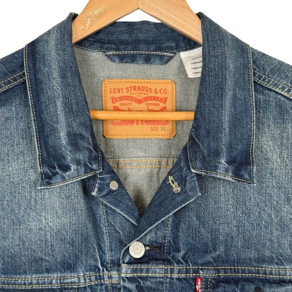 Levi's Blue Denim Jacket - Picture 6 of 14